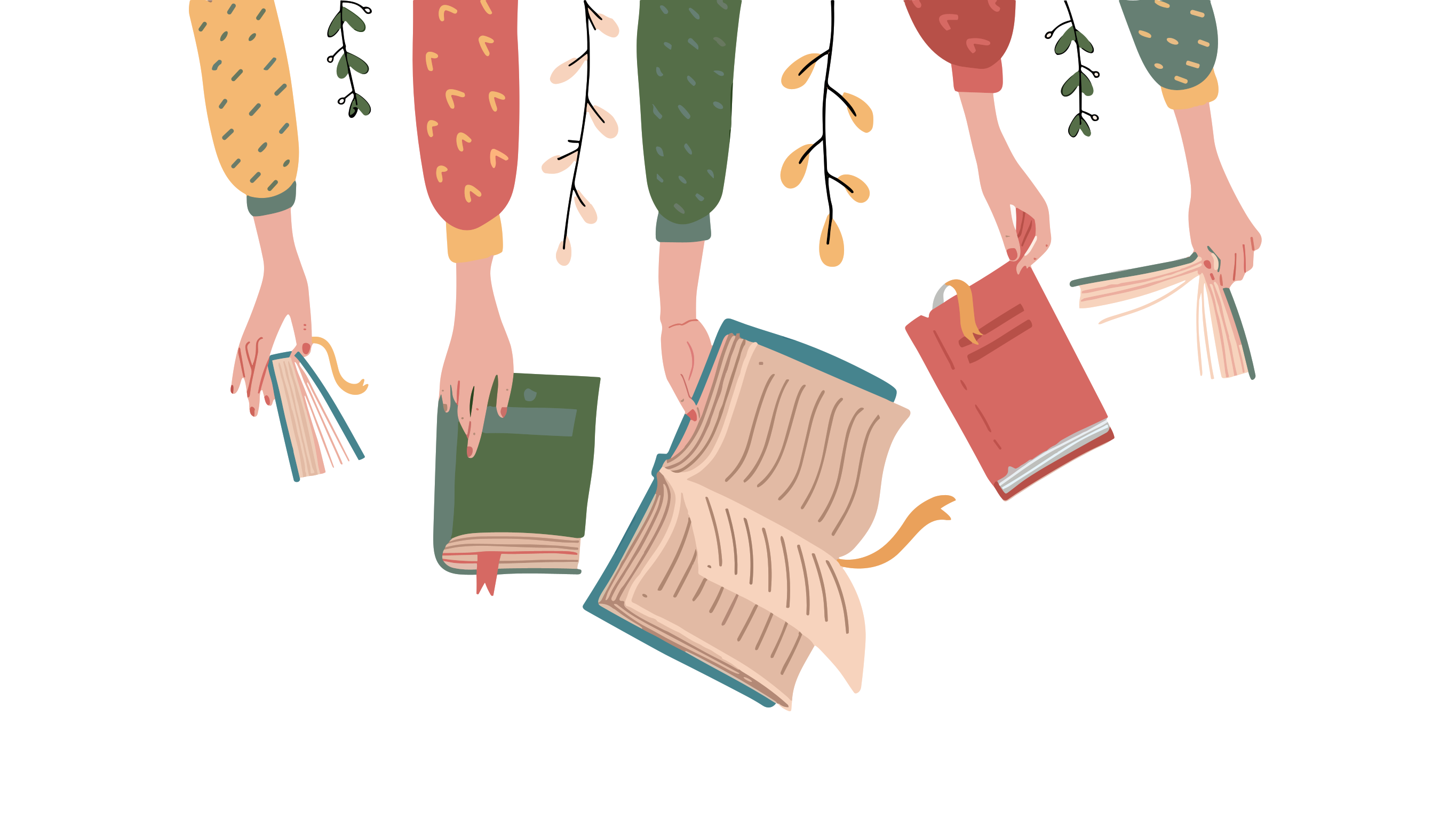 visuel des livres et nous