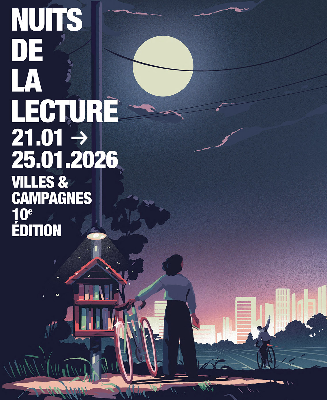 affiche nuit de la lecture