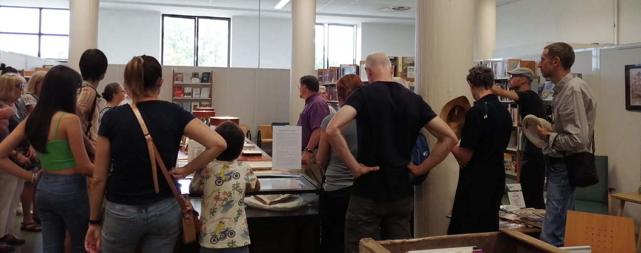 Visite de la bibliothèque lors des Journées européennes du patrimoine