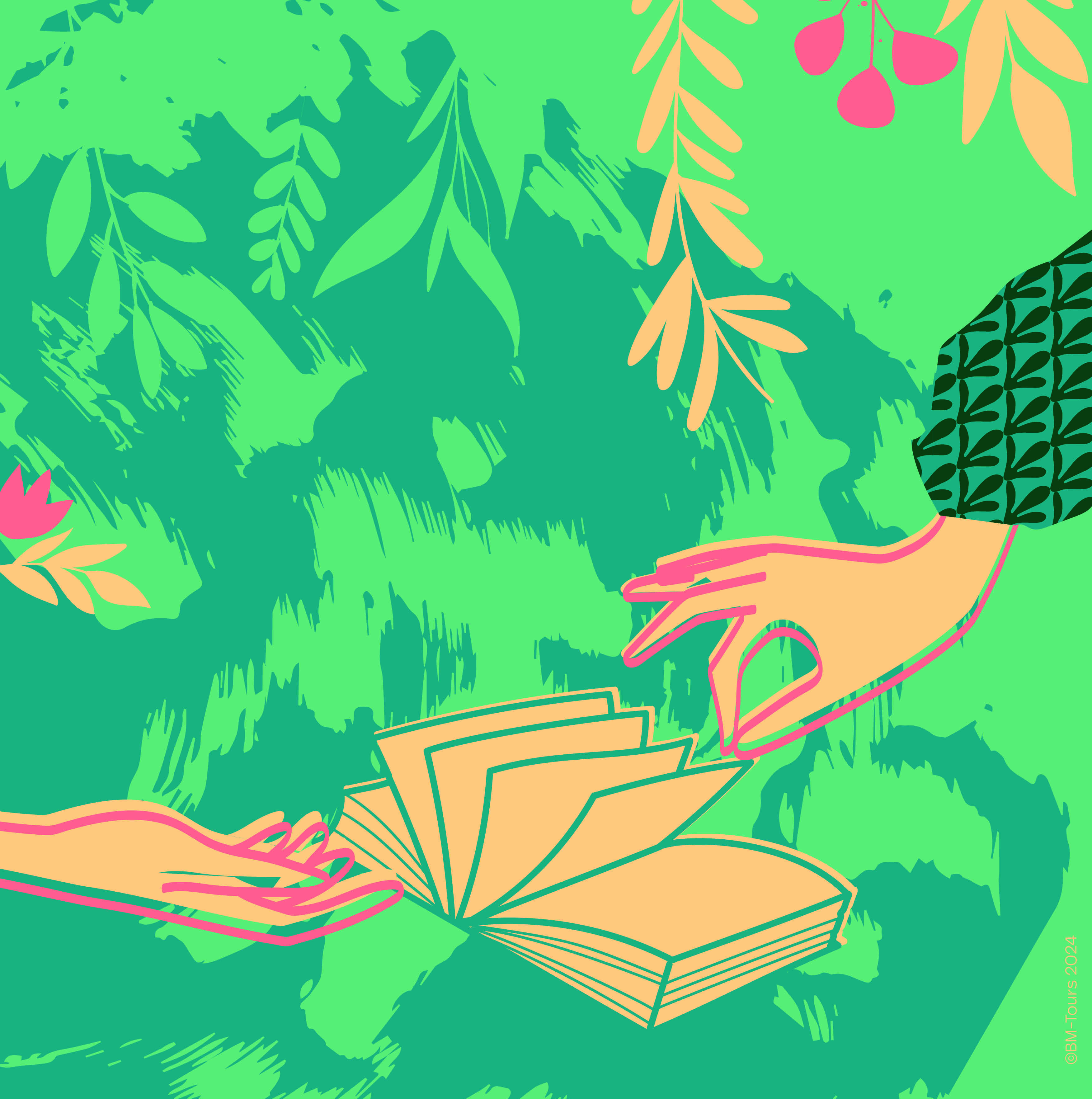 visuel Des livres et nous