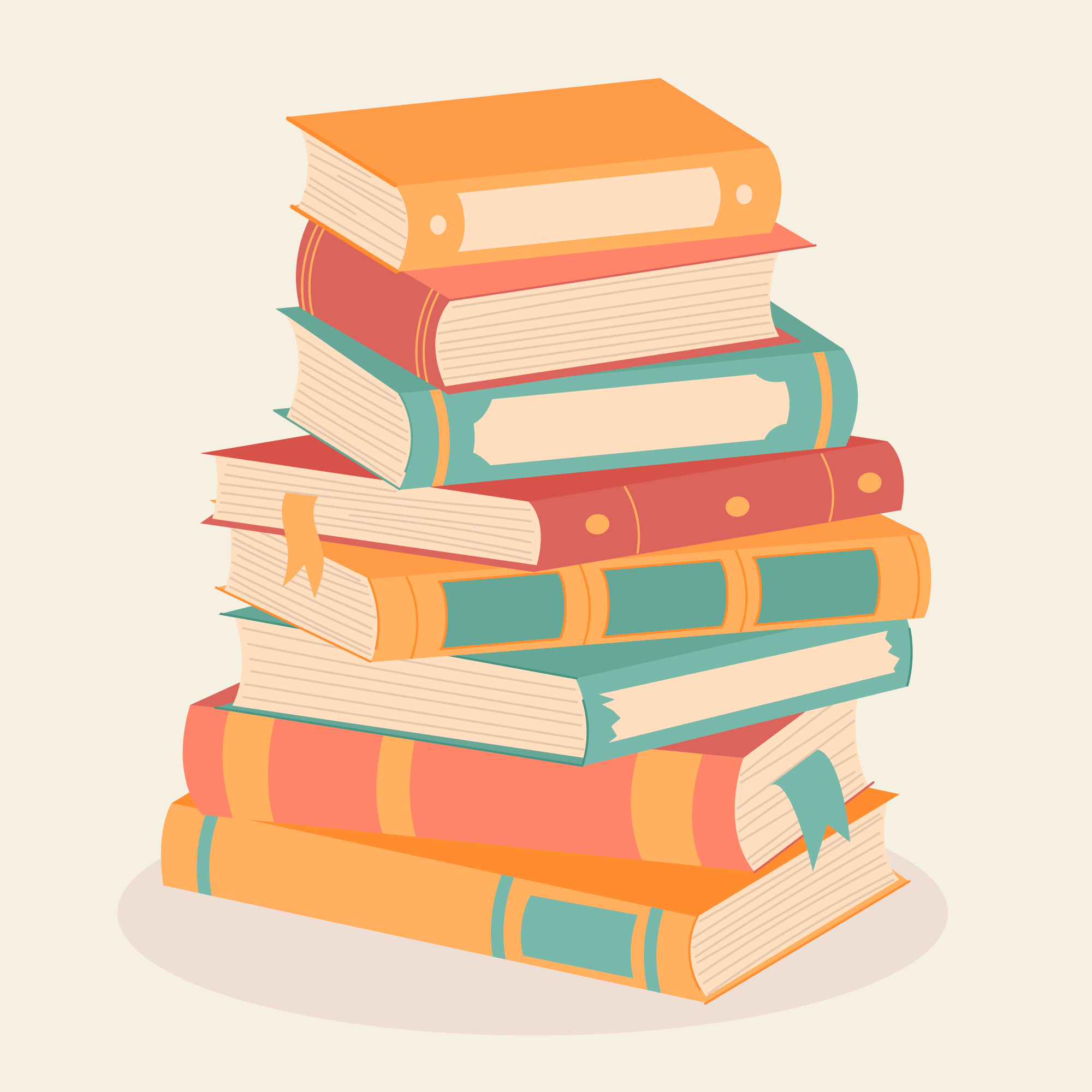 Une pile de livres
