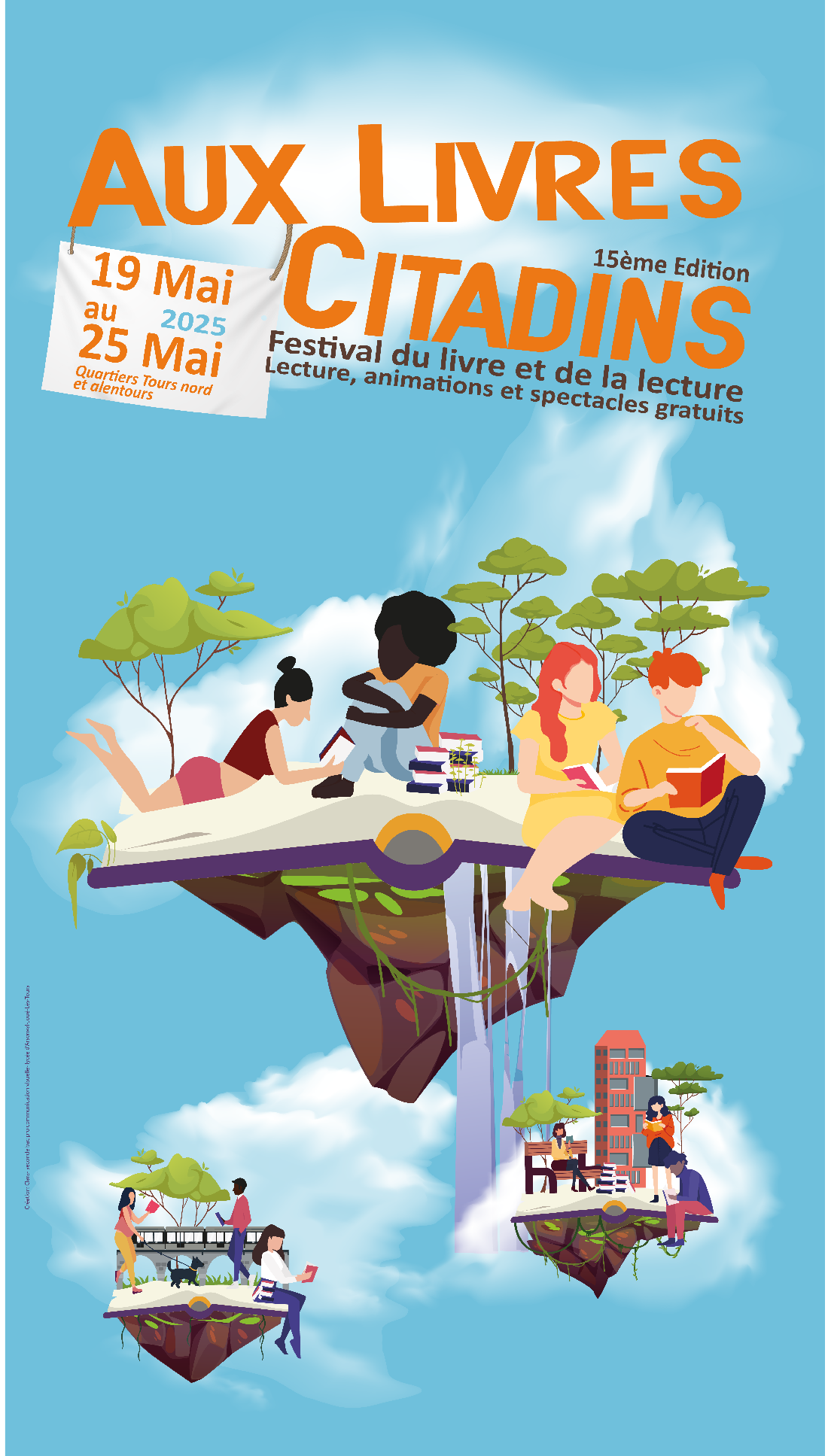 affiche livres citadins