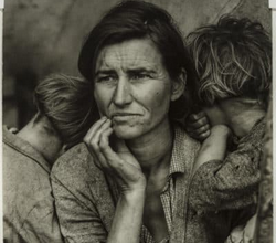 femme migrante de Robert Capa