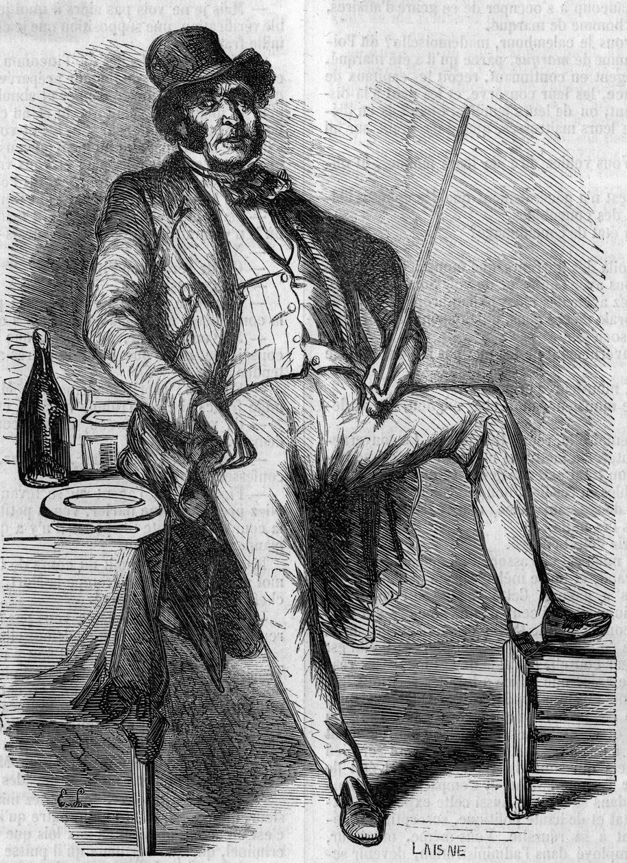 portrait grave de Vautrin