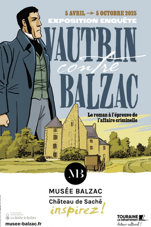 Affiche exposition musee balzac à saché